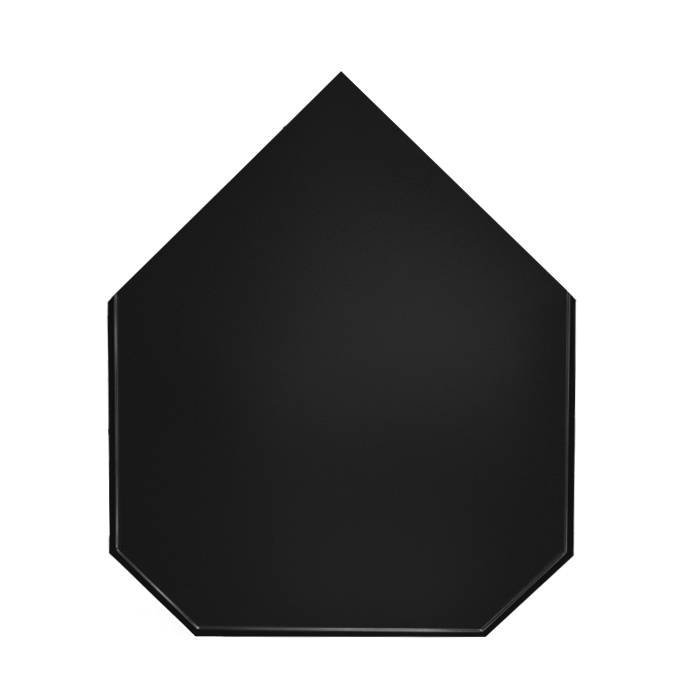 Фото товара Предтопочный лист VPL031-R9005, 1000х800, черный (Вулкан)