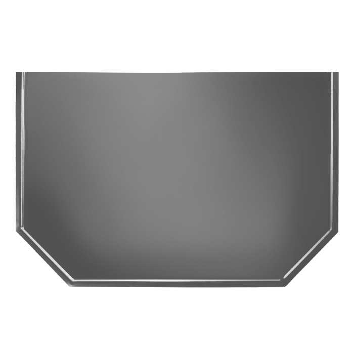 Фото товара Предтопочный лист VPL062-R7010, 500х1000, серый (Вулкан)